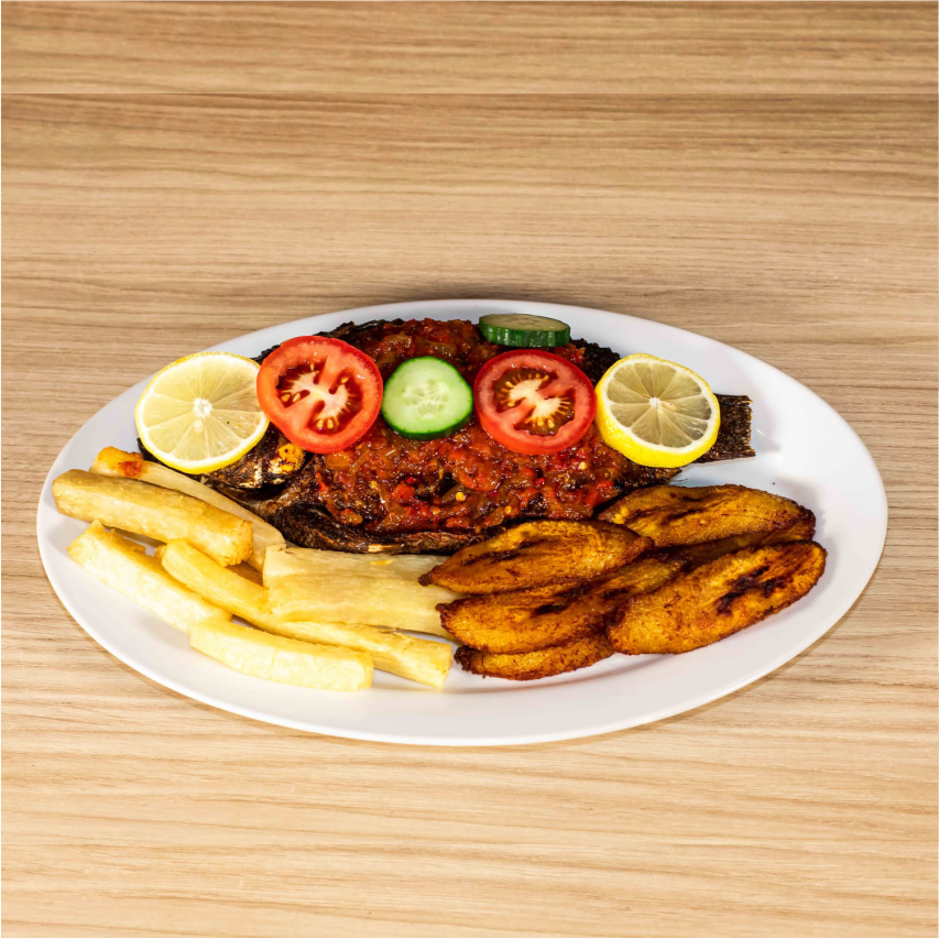 Grilled Tilapia and 2 Sides